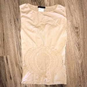 Guess Collections open stomach detail tank